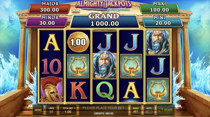 Almightyjackpots Realm of Poseidon - nyerési esélyeidet