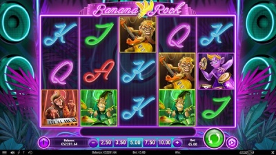 A Banana Rock nyerőgép funkciói