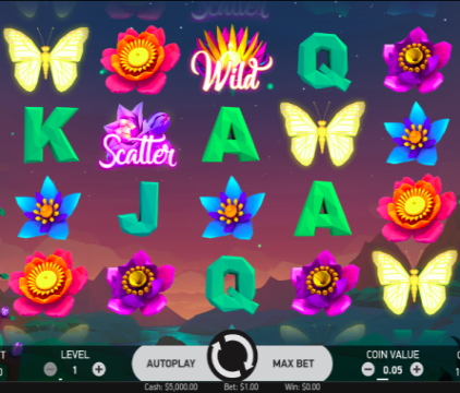 Butterfly Staxx nyerőgép szimbólumok