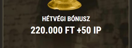 Casinoly Hétvégi bónusz