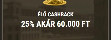 Casinoly Kaszinó Élő Cashback
