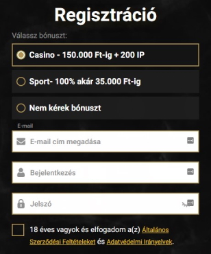 A Casinoly nagyon gyors regisztrációval rendelkezik