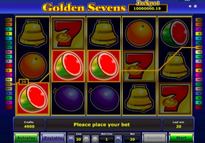 Golden Sevens nyerőgép jellemzők