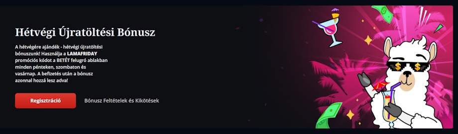Lamabet Casino bónusz