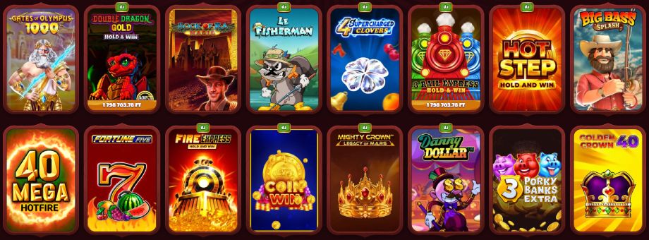 Magius Casino játékok