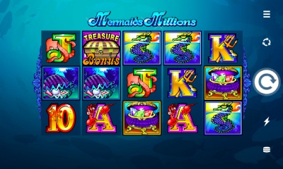 A Mermaids Millions nyerőgép jellemzők