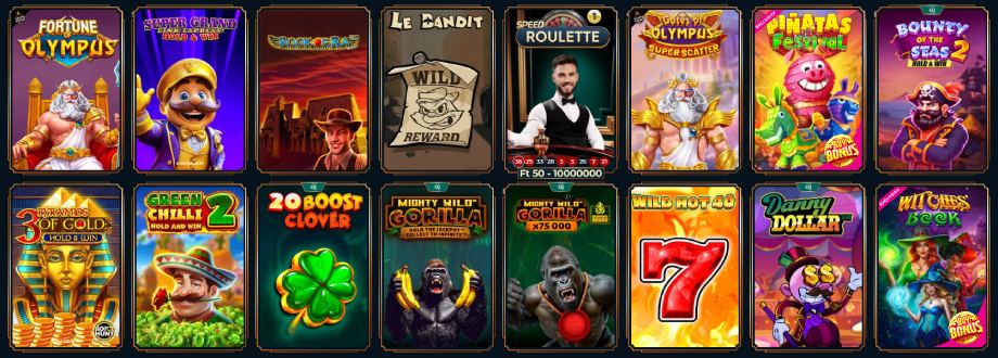 MonsterWin Casino játékok