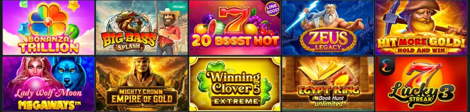 Planbet Casino játékok
