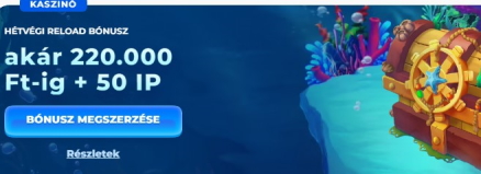 Posido 50%-os Újratöltés bónusz