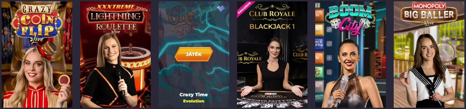 Powbet Casino élő játékok