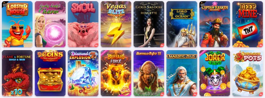 RoboCat Casino játékok