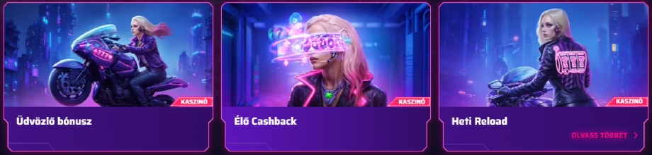 Roby casino bónusz