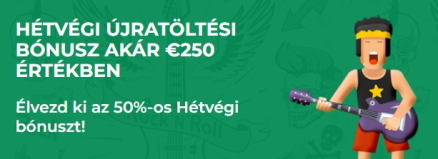 Rolling Slots Heti reload bónusz