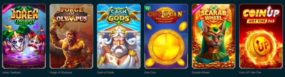Slotuna Casino játékok