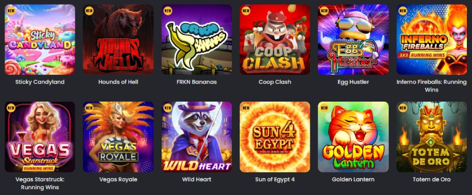 Spinline Casino játékok