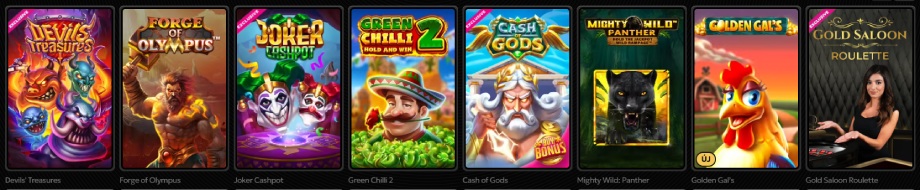 Spinsy casino játékok