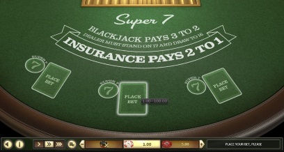 Super7 blackjack