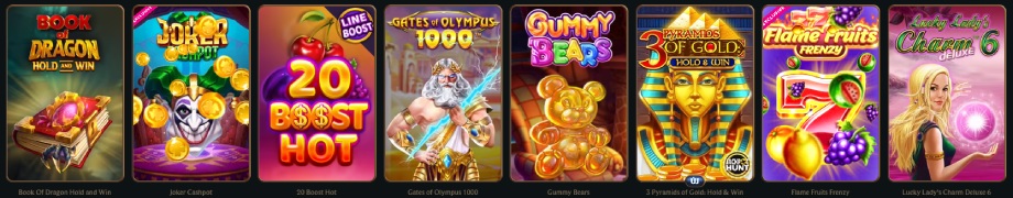 Talismania Casino játékok
