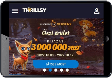 Thrillsy mobilos alkalmazás