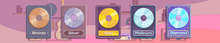 Vinyl kaszinó VIP program