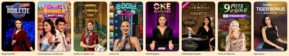 Vinyl casino élő játékok