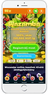 Wazamba mobilos alkalmazás