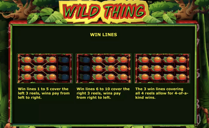 Wild Thing - nyerési esélyeidet