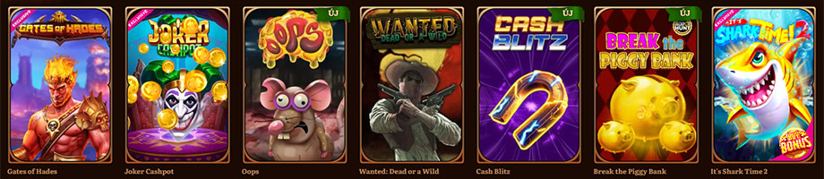 WildRobin Casino játékok