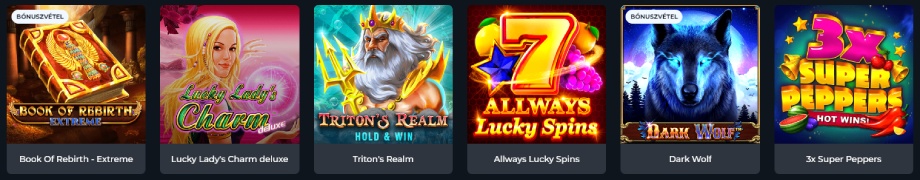 Winsane casino játékok