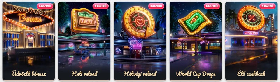 Wyns Casino bónusz