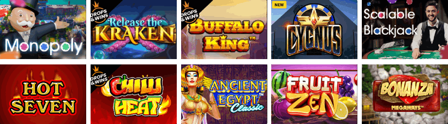ZetCasino játékok